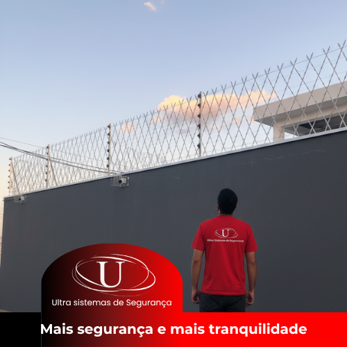Muro com rede laminada